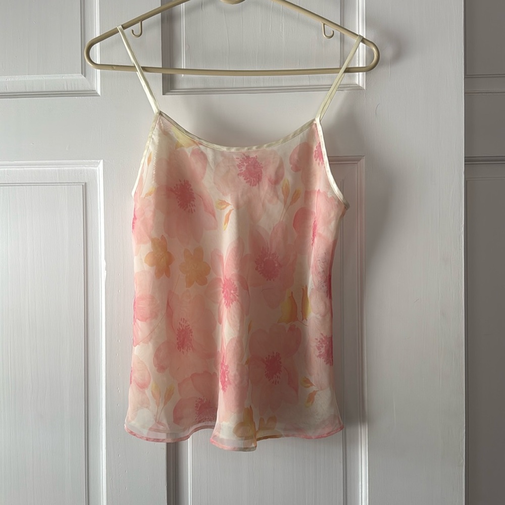 Valerie Stephens sheer tank top